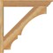 Ekena Millwork Balboa Traditional Rough Sawn Outlooker, Western Red Cedar, 6"W x 34"D x 34"H OUT06X34X34BOA01RWR - alternate 2